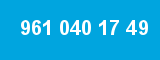 961 040 17 49 961 040 17 49
